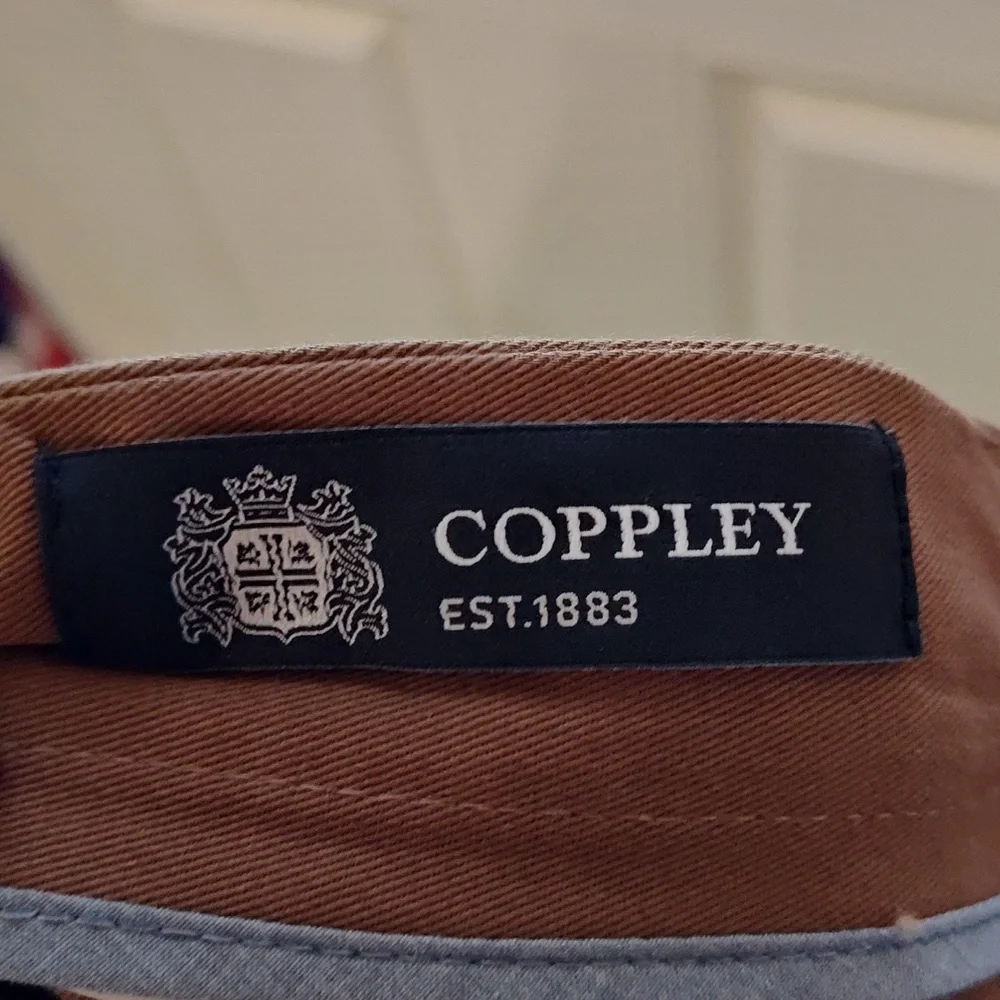 Coppley Brown Khaki Casual Pants